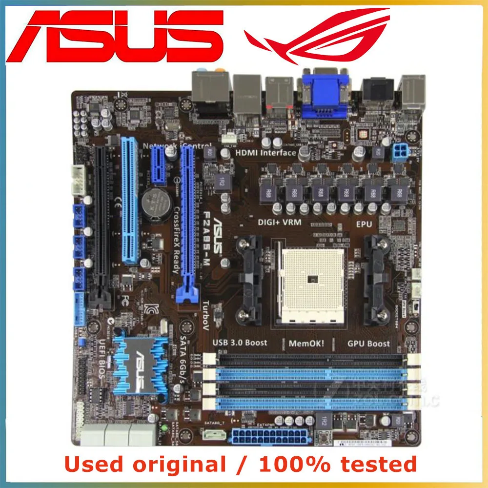 

For ASUS F2A85-M Computer Motherboard FM2 DDR3 32G For AMD A85X Desktop Mainboard SATA III USB PCI-E 3.0 X16