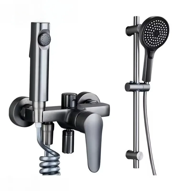 

Rainfall Soft Spray Shower System Wall Mounted Smart Thermostatic Single Handle Brass For Hotel Bathroom