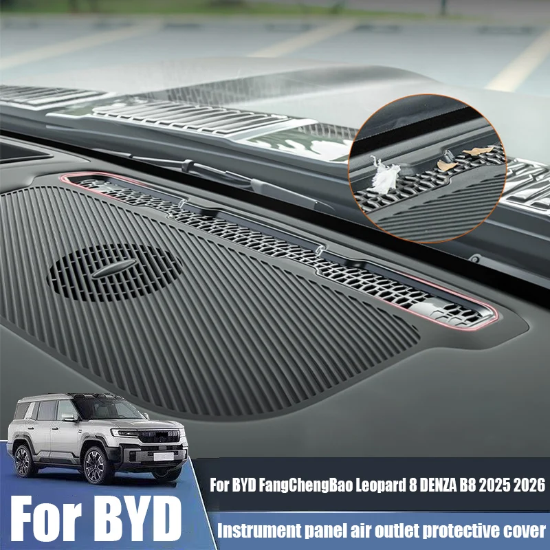 

Антиблокирующая крышка на приборной панели, пылезащитная крышка кондиционера для BYD Leopard 8 DENZA B8 2025 2026