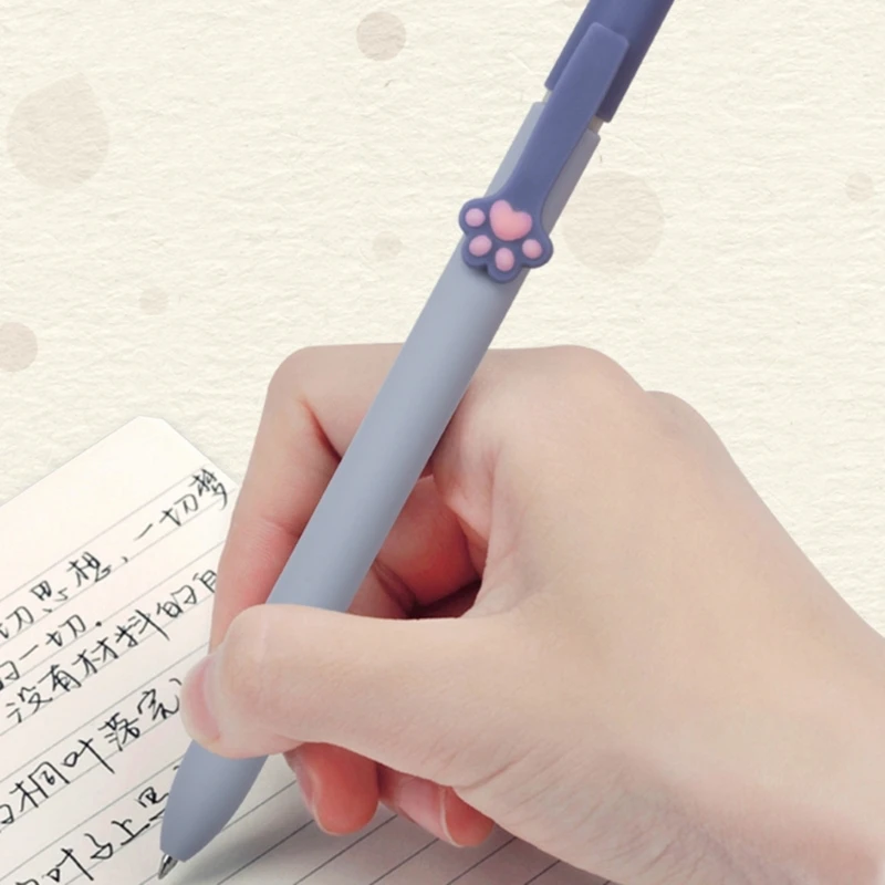 5 قطع أقلام حبر سائلة أقلام حبر جاف سريعة 0.5 ملم أقلام جل قابلة للسحب