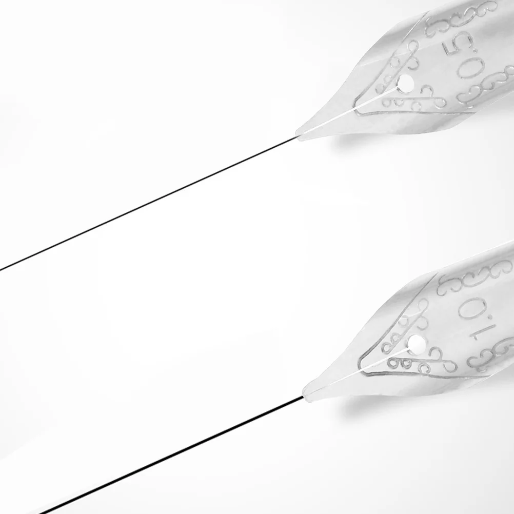 

60Pcs Fountain Pen Replacement Nibs Stainless Steel Thick Smooth Writing Calligraphy Metal Pen Nibs Tool