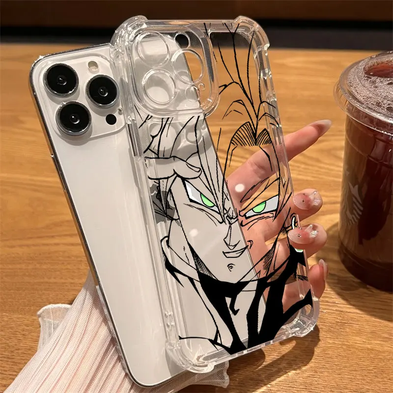 Super Saiyans Broly Gokus Phone Case For Motorola Moto Edge G G86 G06 G56 70 60 50 G24 E15 Pro Neo Fision Stylus Power 5G - view 3