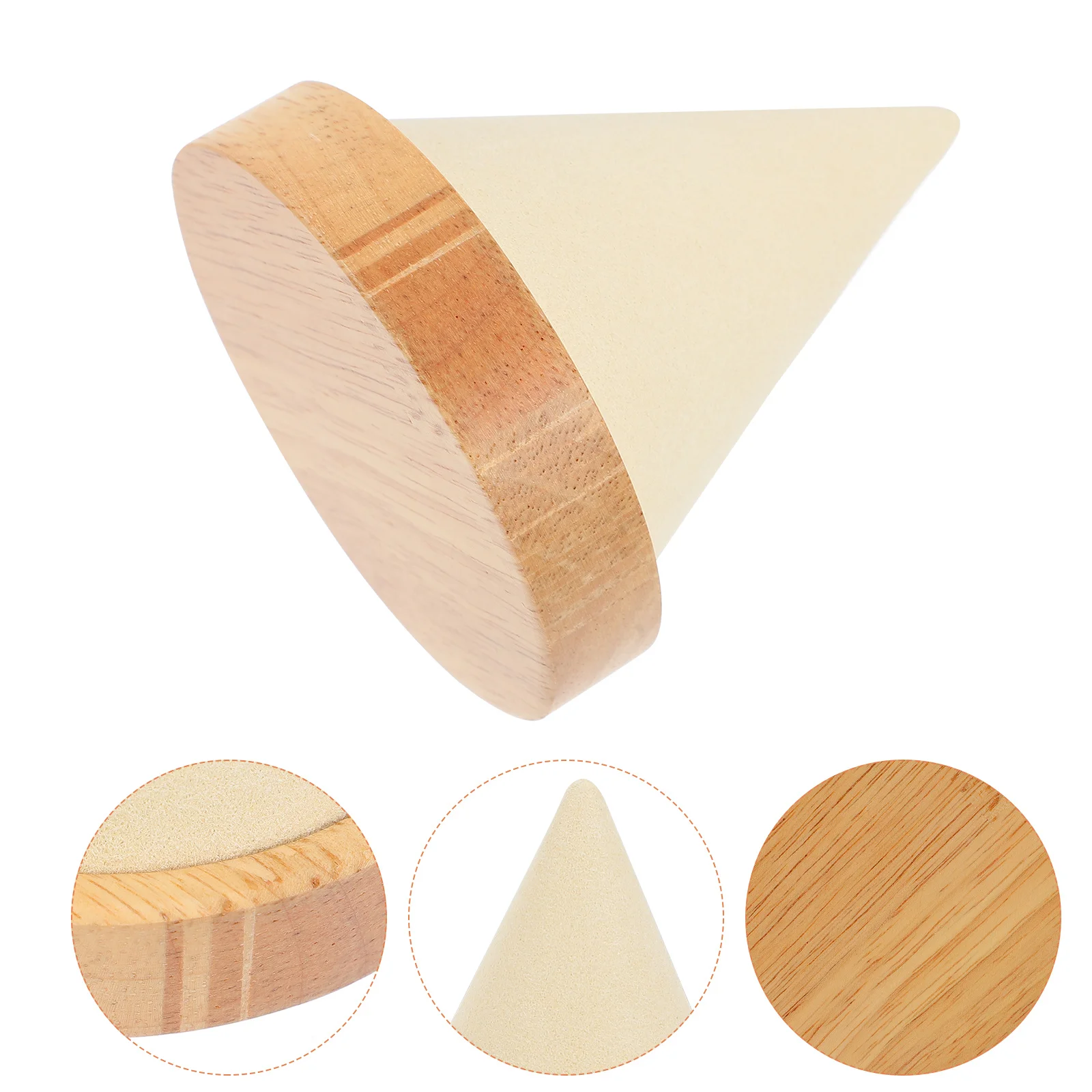 

Изысканный браслет из цельного дерева, подставка для браслета, натуральный органайзер для часов, держатель для ювелирных изделий, конус для дисплея часов