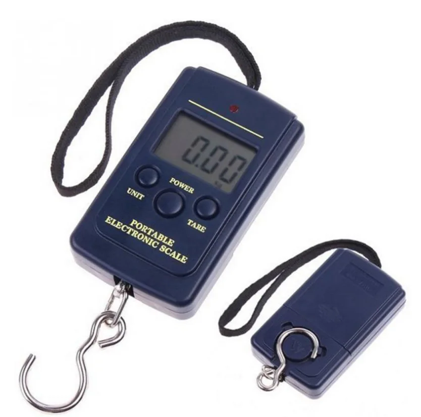 

40KG Luggage Scale Portable Portable Electronic Scale with Hook Hanging Scale Portable Fishing Portable Scale