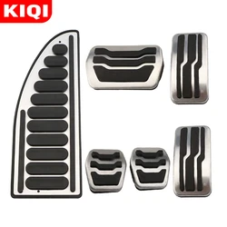 Stainless Steel Car Pedals Covers for Ford Focus 2 3 4 MK2 MK3 MK4 Kuga Escape RS ST 2005-2019 Clutch Gas Brake Pedal Set Pads