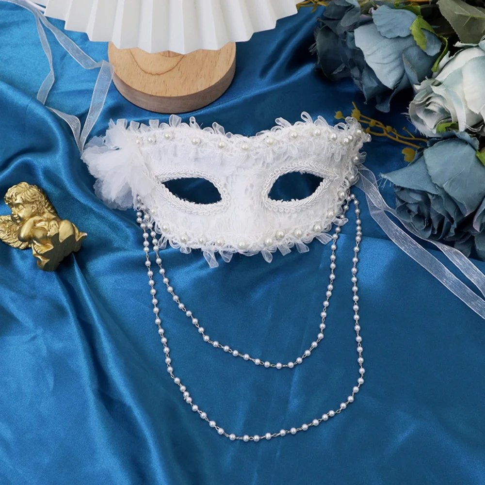 Venedig Prinzessin Maskerade Maske Raffinierte Seite Blumenmaske Cosplay Kostüm Maske Luxuriöse Party Masken für Cosplay Halloween Party