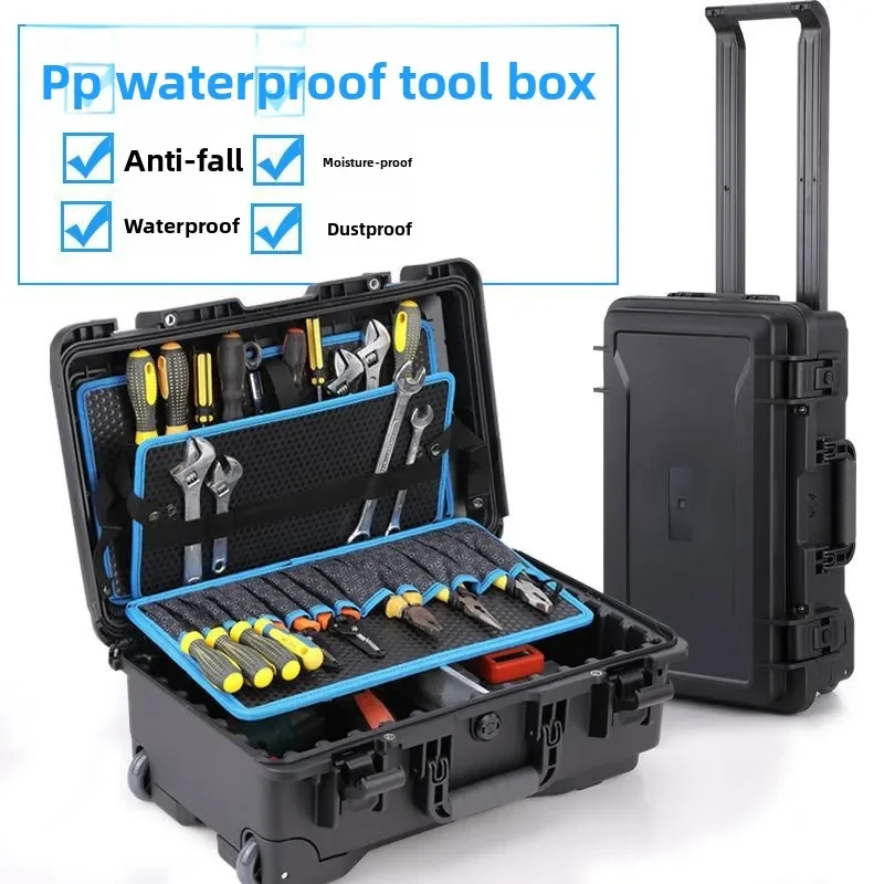 2025 مقاوم للماء المضادة للتصادم التعادل قضيب الأدوات الأجهزة رحلة عمل في الهواء الطلق سعة كبيرة متعددة الطبقات صندوق تخزين الأدوات 567 #2