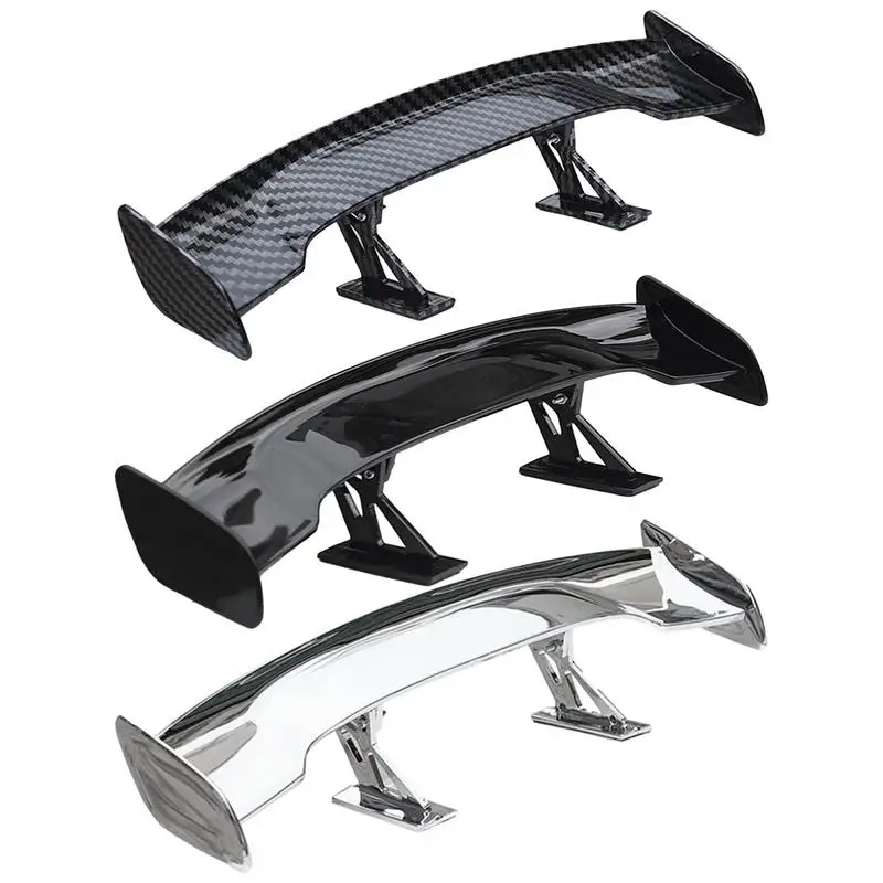 Automotive Spoiler Wing Spoilers Car Mini Spoiler Wing Creative Auto Car Tail Wing Mini Auto Carbon Fiber for Cars