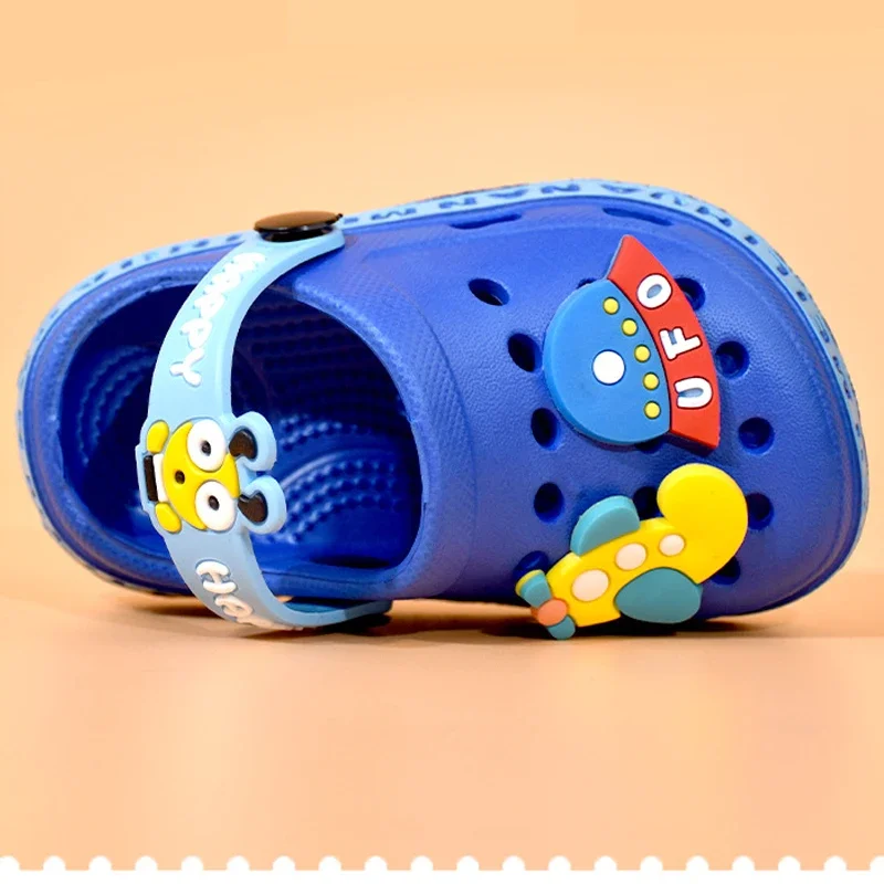 Children Garden Shoes Cute EVA Cartoon Beach Sandals Babies Summer Slippers High Quality Soft Kids Outdoor Slippers Flip Shoes