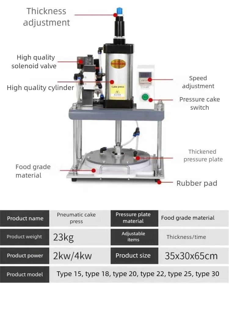 12/14/16/18/20 см ручной пресс для теста для пиццы, машина для выравнивания теста из нержавеющей стали, коммерческий кухонный комбайн