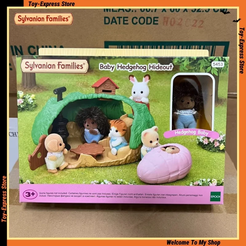 Sylvanian Families Huizen Accessoires Calico Critters Meisje Kinderen Speelgoed Miniatuur Pop Baby Egel Schuilplaats Speelgoed Voor Kinderen Gift