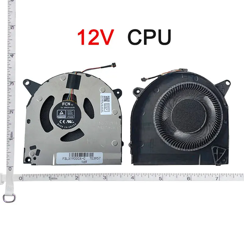 Laptop CPU GPU Fan For Lenovo Legion S7 16IAH7 82TF 16ARHA7 82UG Y9000X R9000X 2022 5F10S14024 5F10S14025 BAPC0808R2HY002 - view 5
