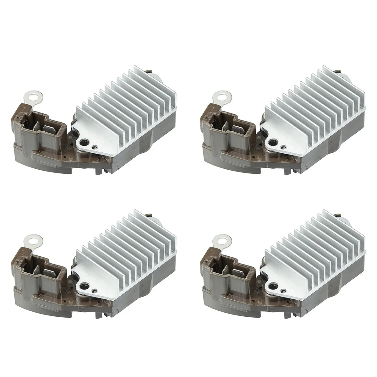 

4X Alternator Voltage Regulator 2.3in Mounting Length IN254 Accessory Alternator Regulator Car Accessories