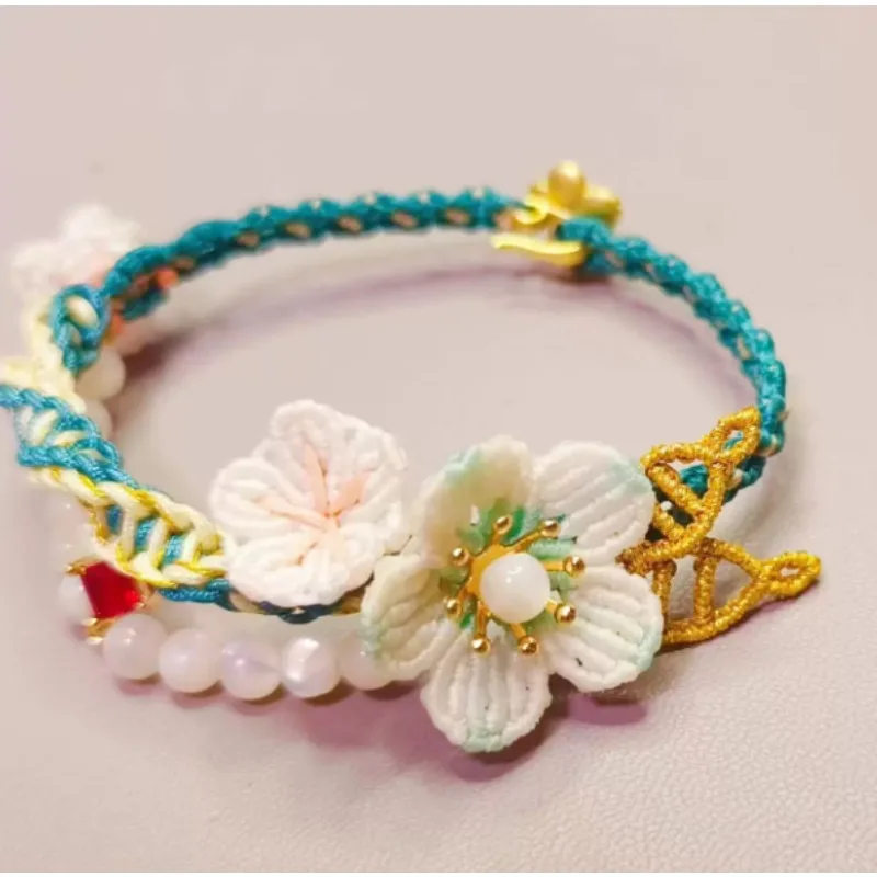 

Ruan Mei Game-Themed Impression-Style Character-Themed Versatile Hand-knotted Bracelet Pendant Gift Collectibles