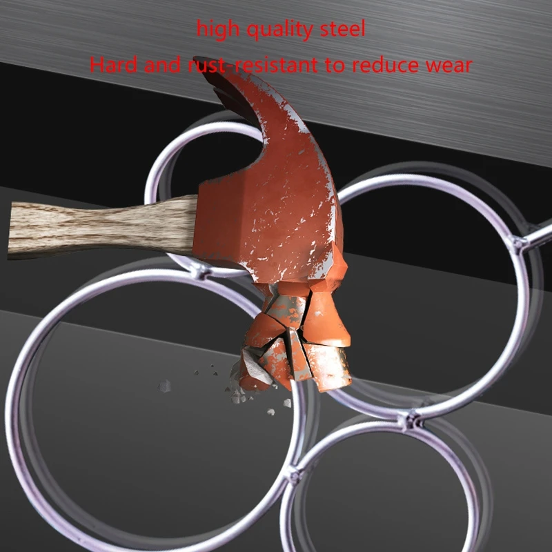 4 Ringen Wijnfles Glas Verwarmde Cutter Professionele Cirkel Bloempot Cutter DIY H4GE