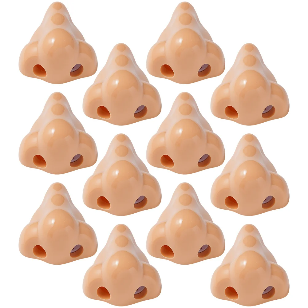 

12Pcs Nose Pencil Sharpener Creative Student Stationery Set Portable Lightweight Sharpeners for Home Study Holiday Stocking