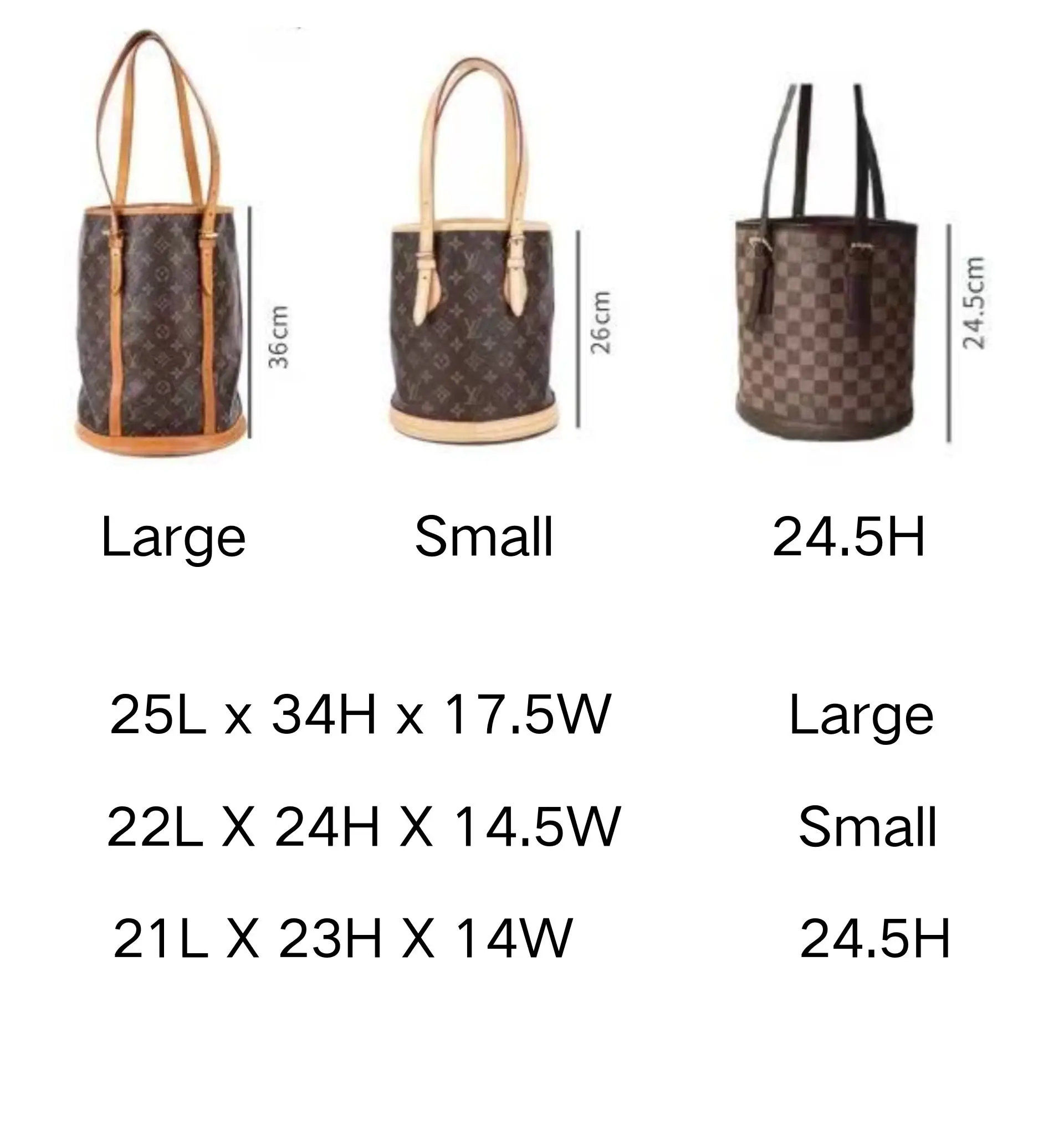 For L V Bucket GM Monogram Bag Insert Organizer round Bags Inner Liner Accessories with Detachable Keychain for Bag Organization
