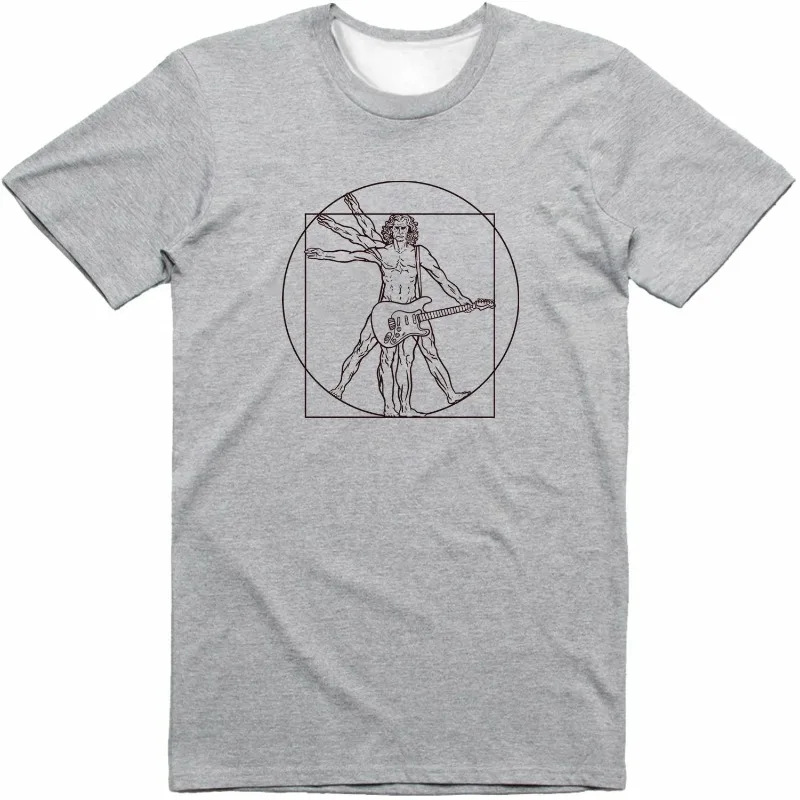 جيتار روك بانك باند نمط ثلاثية الأبعاد مطبوعة الهيب هوب تنفس التجفيف السريع فضفاض مريح اليومية عادية تي شيرت رياضي