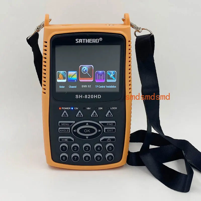 Digital Satellite Finder DVB S2 Signal Meter SATHERO SH-820HD  signal finder meter cctv tester AHD TVI CVI Camera tester