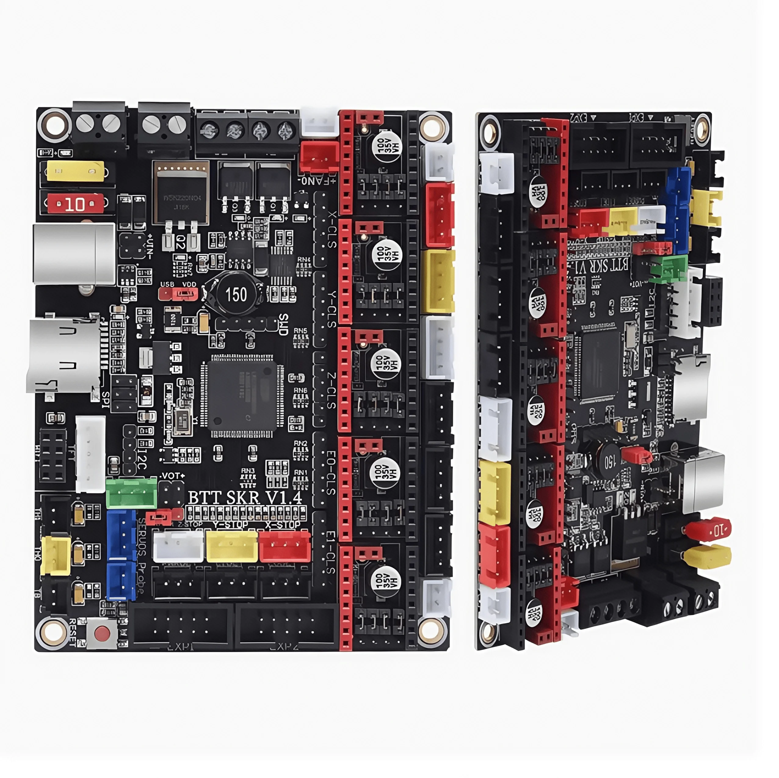 BTT SKR V1.4 BIGTREETECH SKR V1.4 Turbo TMC2225 اللوحة الأم طابعة ثلاثية الأبعاد لوحة تحكم 32 بت فورون ماستر MKS GEN L