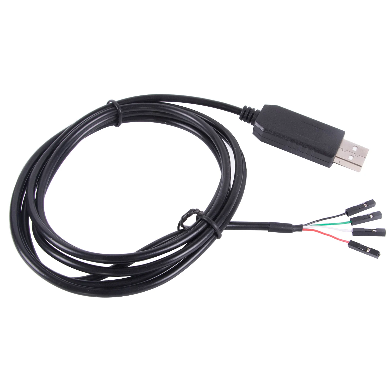 

Industrial Grade CP2102 USB to TTL UART Serial 3.3v Level 4P 2.54mm Terminal Block Adapter Converter Programming Cable