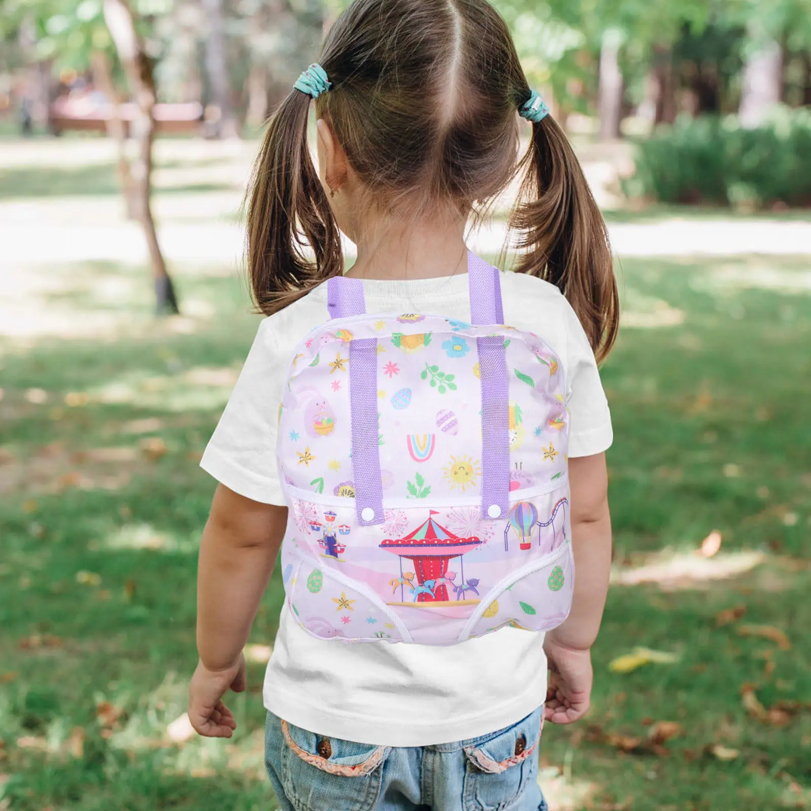 

Детский легкий рюкзак с регулируемыми лямками, сумка для хранения мелких аксессуаров, милый школьный органайзер