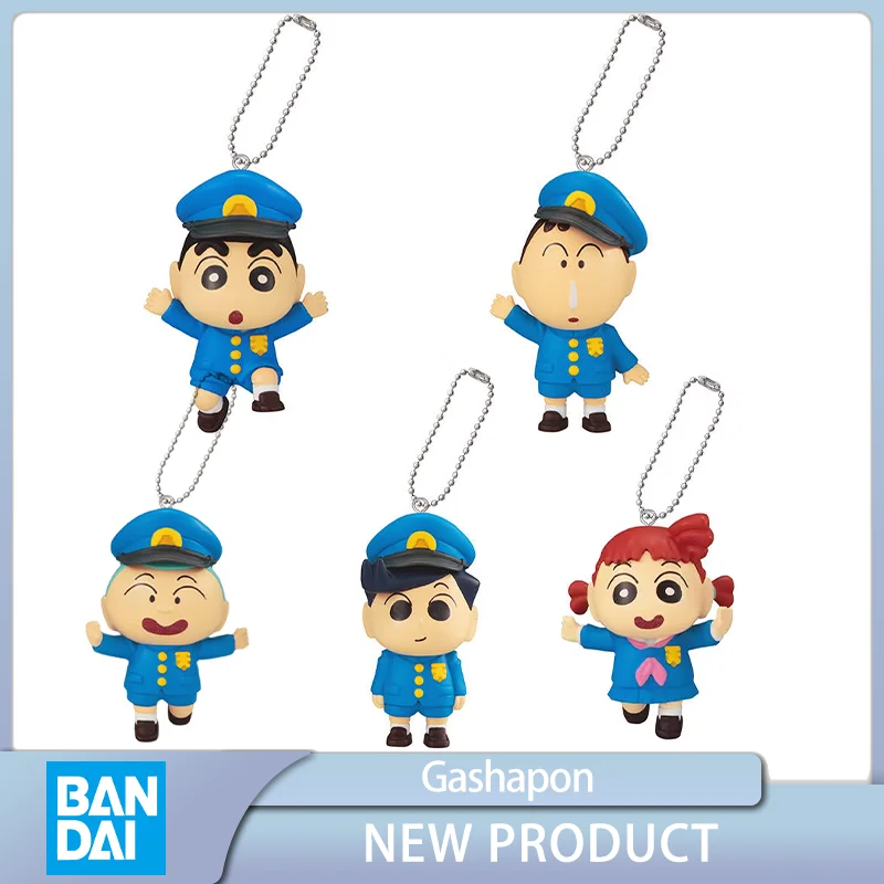 

BANDAI Crayon Shin-chan Shrouded in Mystery! The Flowers of Tenkazu Academy Gashapon Keychain Doll Anime Figures Collect Model