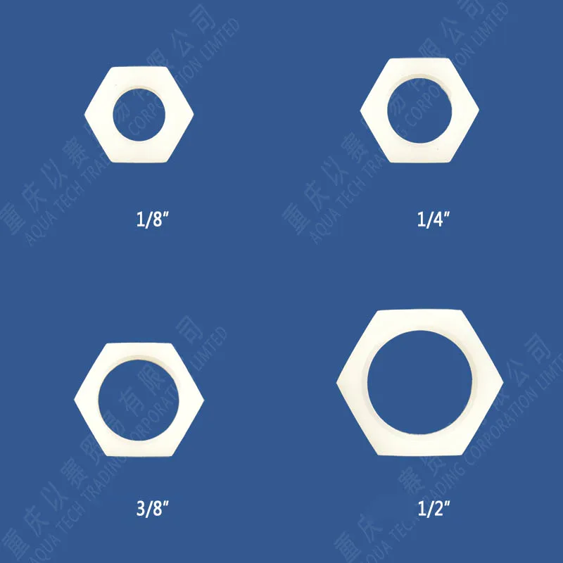 Hexagon Plastic Nuts Screw Nut Nylon Fastening Standard Parts M6 M8 M10 M12 M14 M16 G1/8