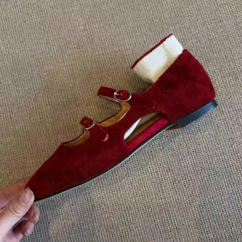 حار بيع الموسم نمط جديد لينة أسفل ماري جين الأحذية المسطحة النساء الضحلة ليوبارد طباعة الشقق الرجعية جولة