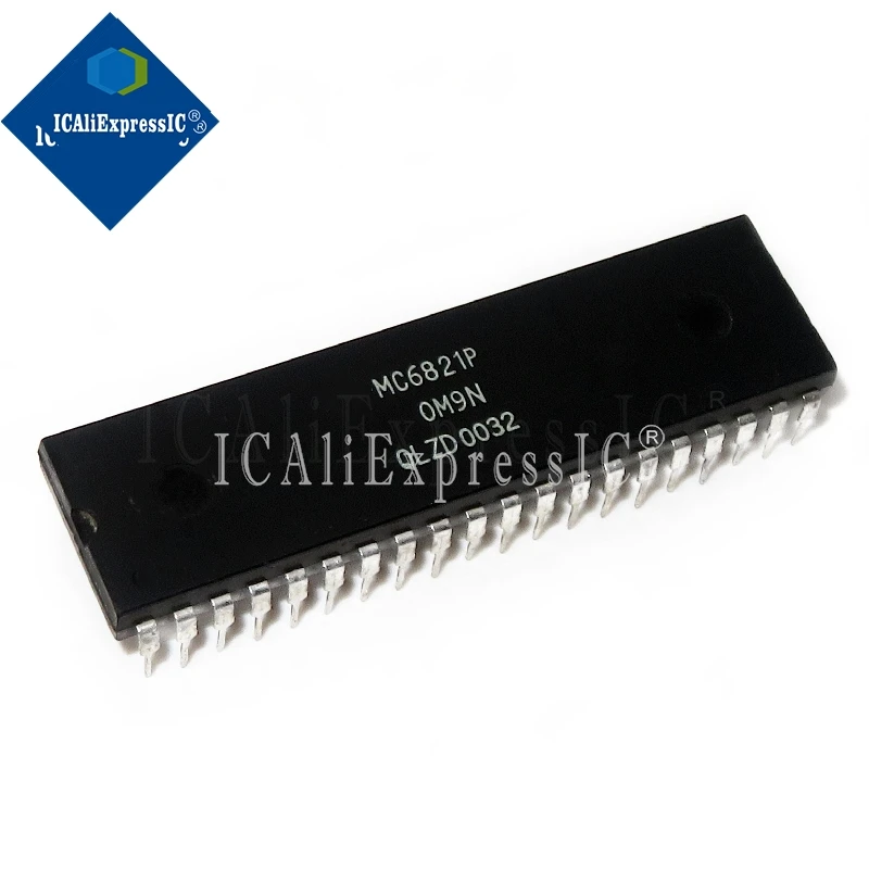 1pcs/lot MC6821CP EF6821P MC6821P MC6821C MC6821 DIP-40 In Stock