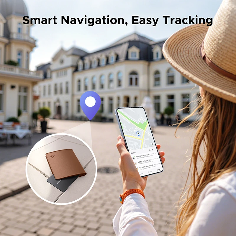 UGREEN Bluetooth Tracker For Samsung Galaxy, Smart Tag GPS Locator Tracking Device, Item Finder for Keys, Wallet, Luggage, Pets