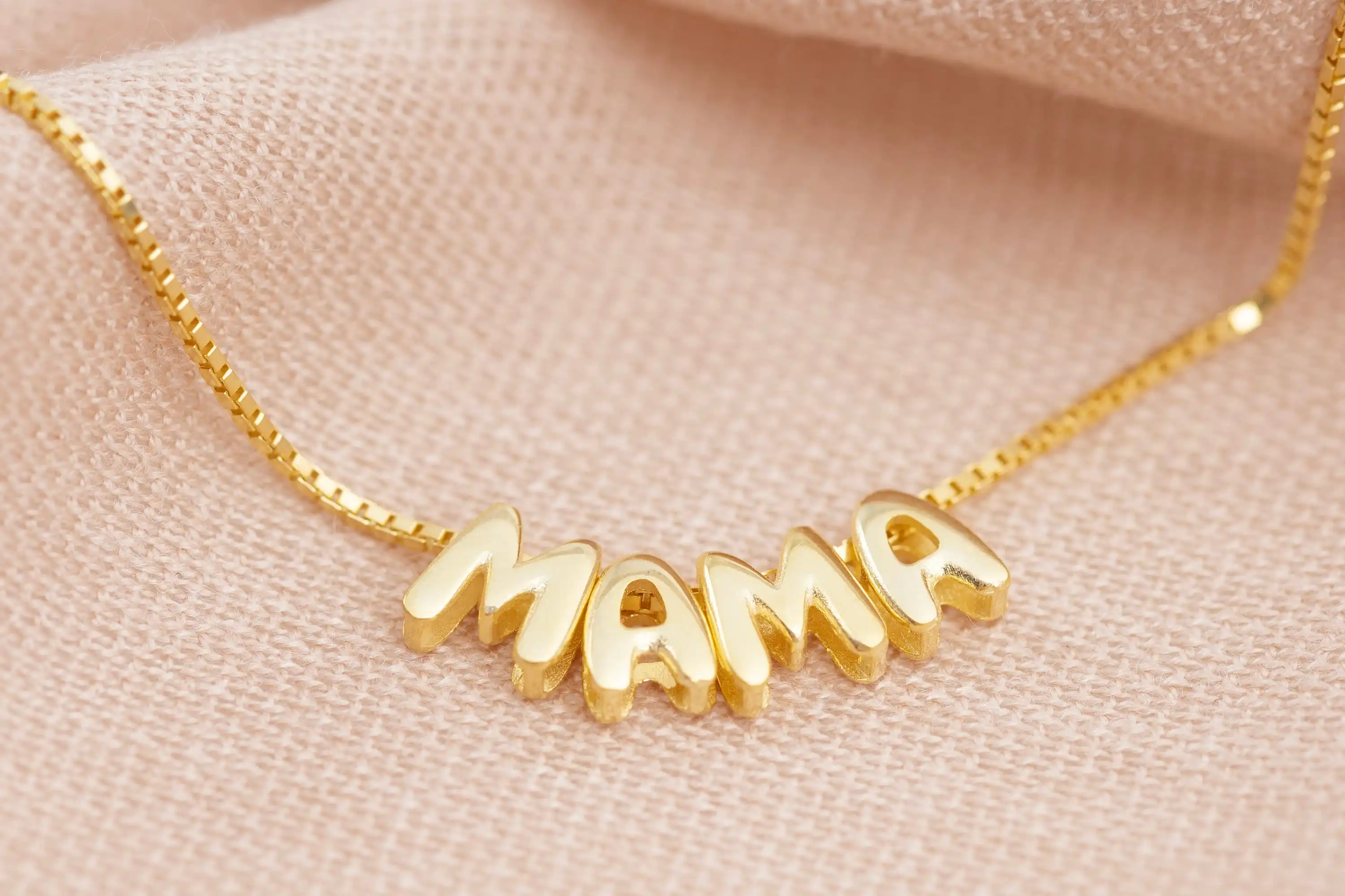 

Mama Necklace Bubble Name Necklace Birthday Gifts for Mom Bubble Mother Necklace Dainty Mama Necklace New Mum Gift Mom Necklace