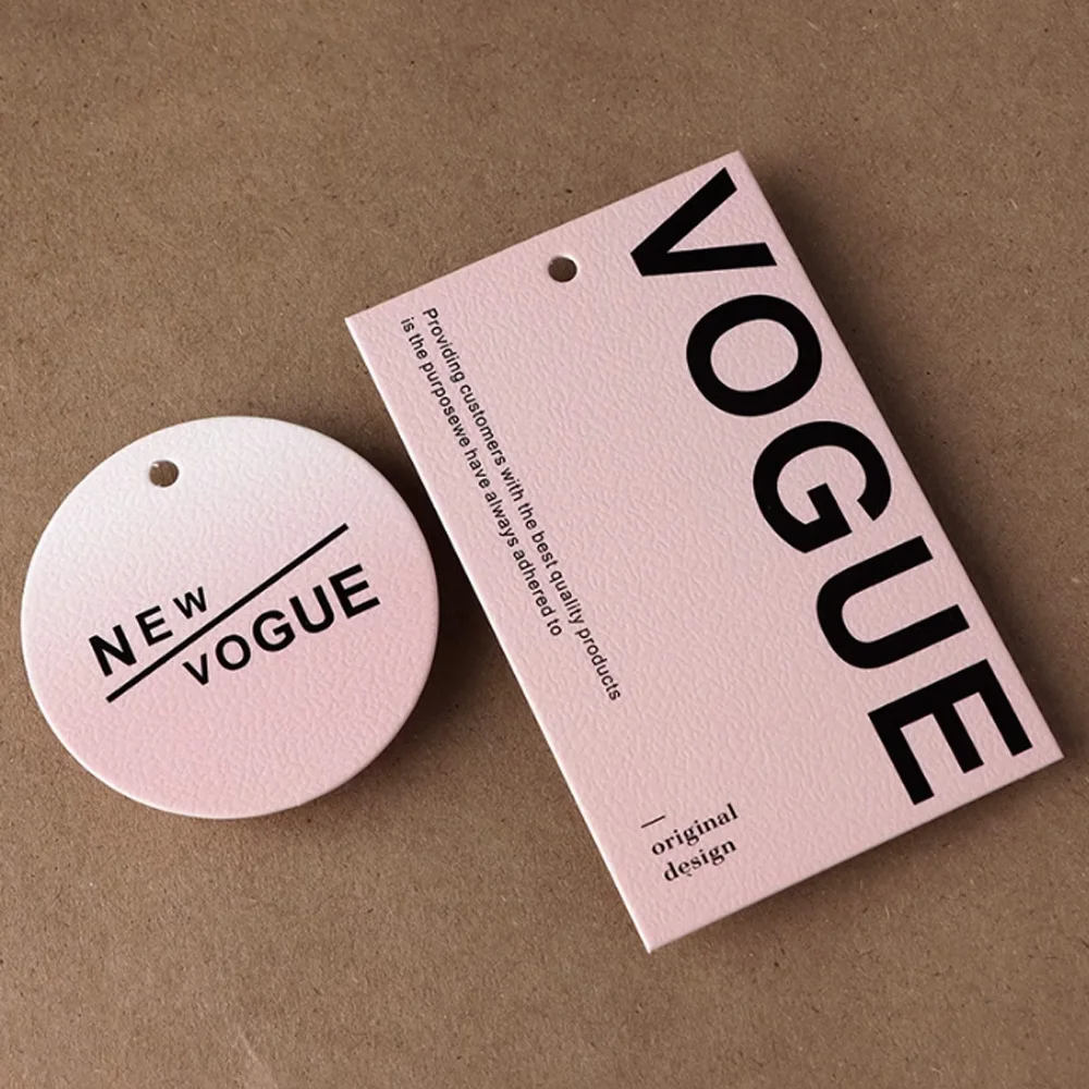 High-end tag customization logo clothing store label original image 6