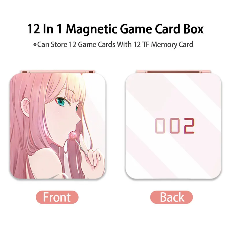 Cartoon Anime Magnetic Game Cards Storage Case For Nintendo Switch Oled 12 in 1 TF SD Card Protective Cover Box Accessories