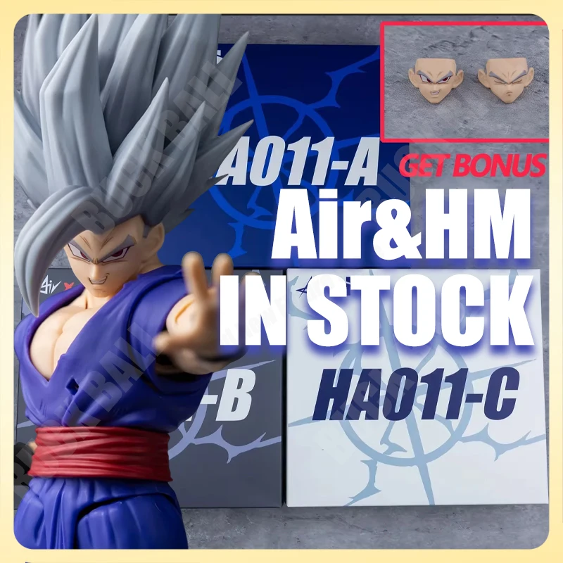 

In Stock Air&Hm Beast Gohan 2.0 Head Sculpture Kit Ha011-A/B/C Dragon Ball Anime Action Figure Accessories Shf Toy Model Gift
