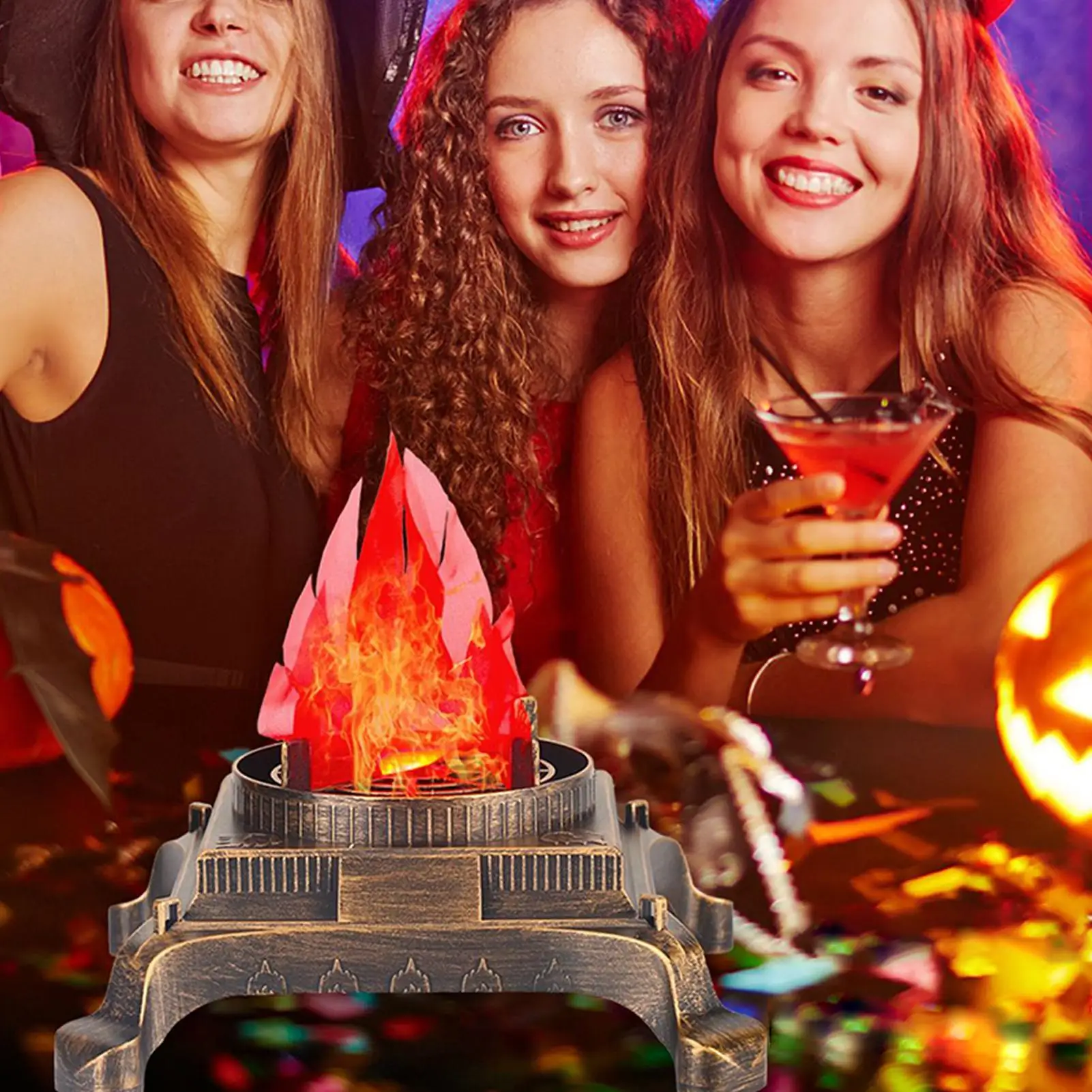 

Fake Fire Electric Realistic Camping Decor Flameless Candles For Table Holiday Night Indoor Outdoors Kids Bedrooms Lawn Party