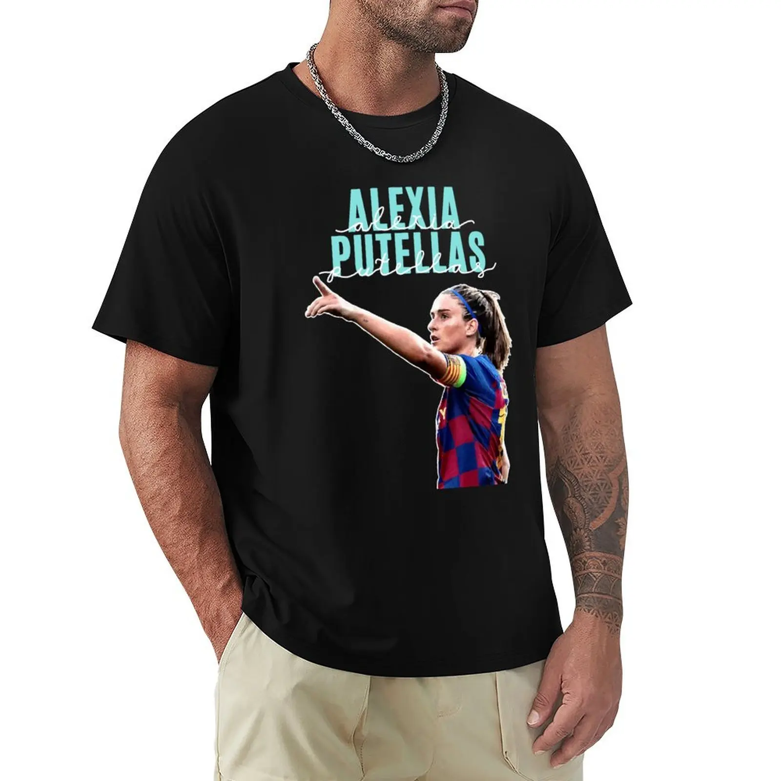 Alexia Putellas T-Shirt Quick Dry Training Short Sleeve Tee