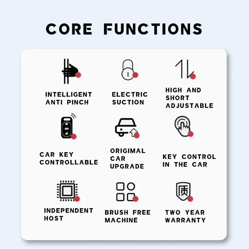 قطع غيار السيارات التلقائي قابل للسحب التلقائي الجذع فتاحة الباب الخلفي مصعد الطاقة الباب الخلفي رفع تجديد ل BYD دولفين 2022-2025 #2