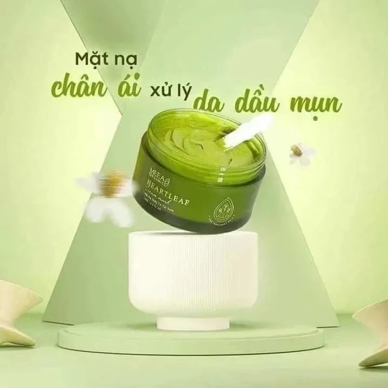 MẶT NẠ DIẾP CÁ TÁI SINH MEEA ORGANIC GIÚP GIẢM MỤN TRẮNG DA MỜ THÂM 120g Repair, Refreshing, White, Fade Wrinkles, Clean