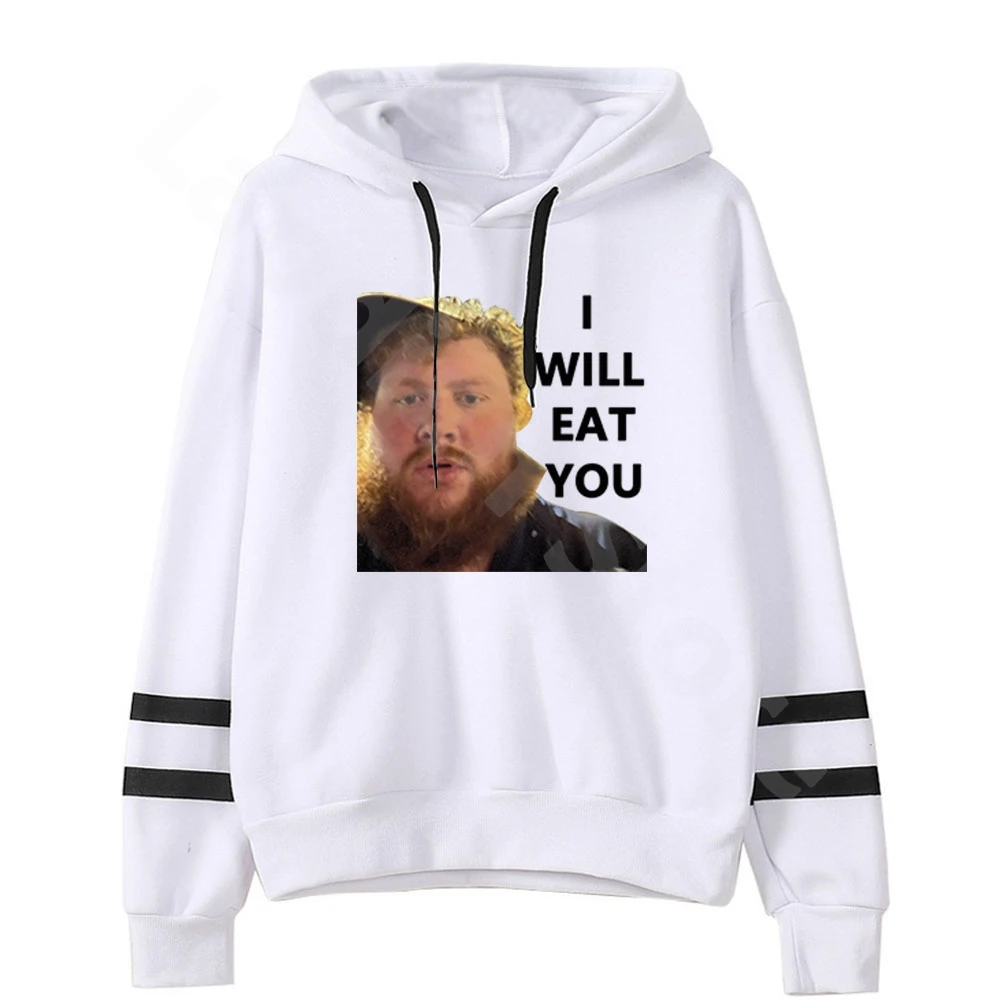 Caseoh I Will Eat You Pullovers Hoodies Unisex Clothes Hip Hop Pocketless Sweatshirts Unique Cothing Fashion Casual Trucksuit