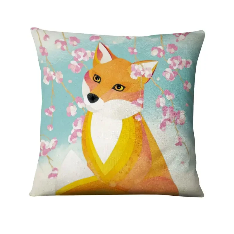 American Abstract Geometric Animal Cushion Decorative Pillows Popper Home Pillow Decoration Sofa Throw pillowcase Almofada Luxo