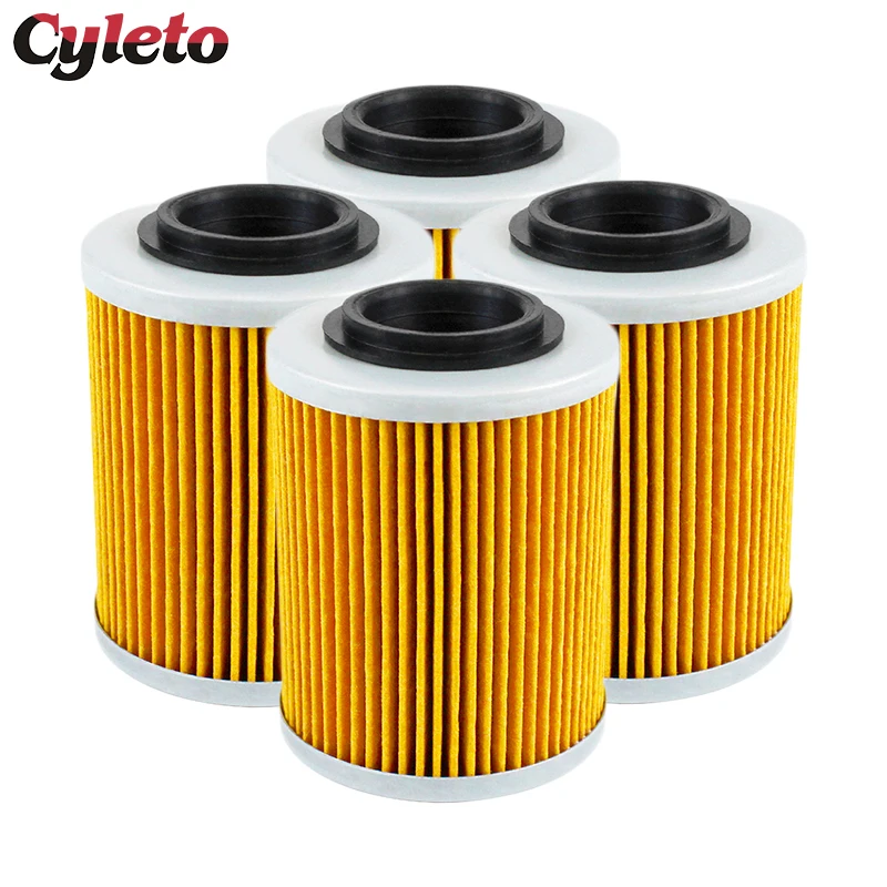 Cyleto Piezas de motocicleta Filtro de aceite para BRP Bombardier DS650 Baja DS 650 Outlander Max 330 400 650 800 HO EFI XT para Hisun 800