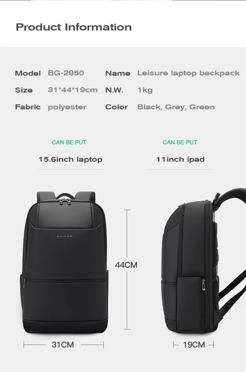 2024 Men\'s Backpack Men Business Travel Backpack Women School Expandable USB Bag Large Capacity 15.6 Laptop Waterproof Fashion