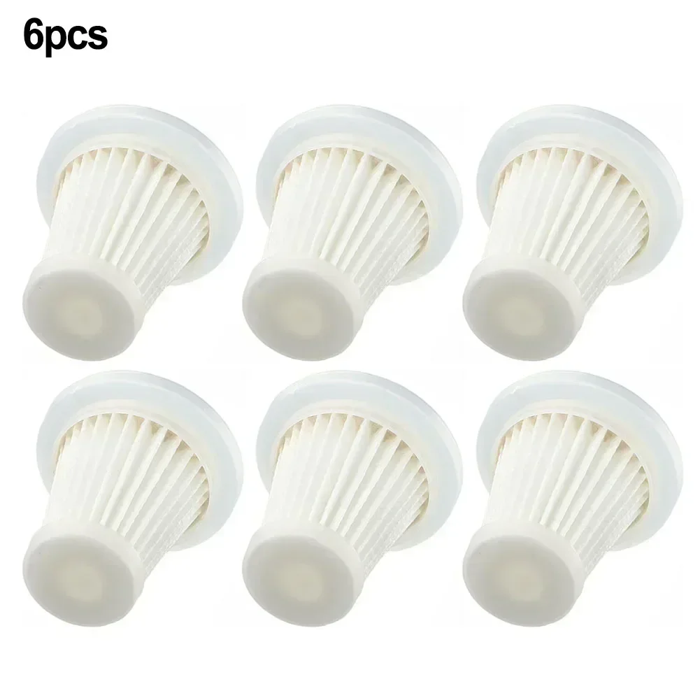 6pcs Filter Part Compatible For PeroBuno For SAKER Handy Vacuum Cleaner Home Car Mini Wireless Replacement Filter Accessories