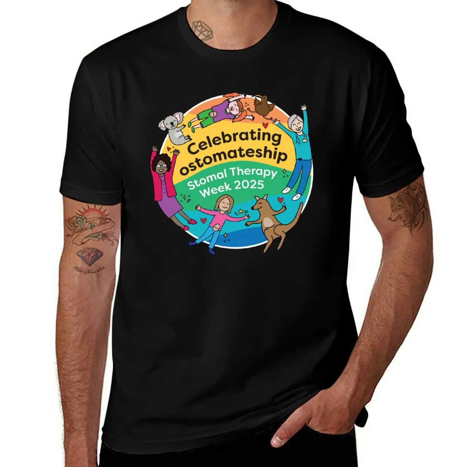 Ostomateship T-Shirt Street Style Casual Tee Shirt T-Shirt