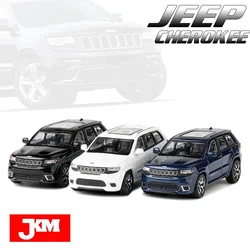 JKM 1/64Jeep Grand Cherokee Trackhawk Magotan PASSAT 2019 Mazda6 Alloy Automobile Die Casting Model Kids Xmas Gift Toys for Boys