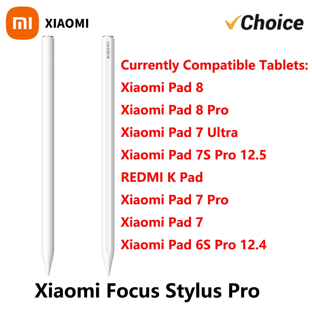Xiaomi Focus Stylus Pro Haptic Feedback Touch Gestures (Squeeze/Double Tap/Swipe),for Xiaomi Pad 8/8 Pro/7 Ultra/7S Pro/7/6S Pro