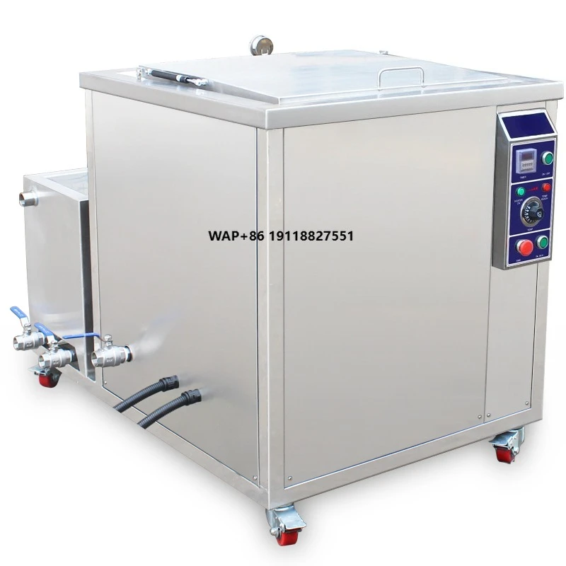

Skymen ODM Industrial Ultrasonic Cleaner 95 Gallon 3600W with Filtering System for Car Engine Parts Cylinder Removing Oil & Dust