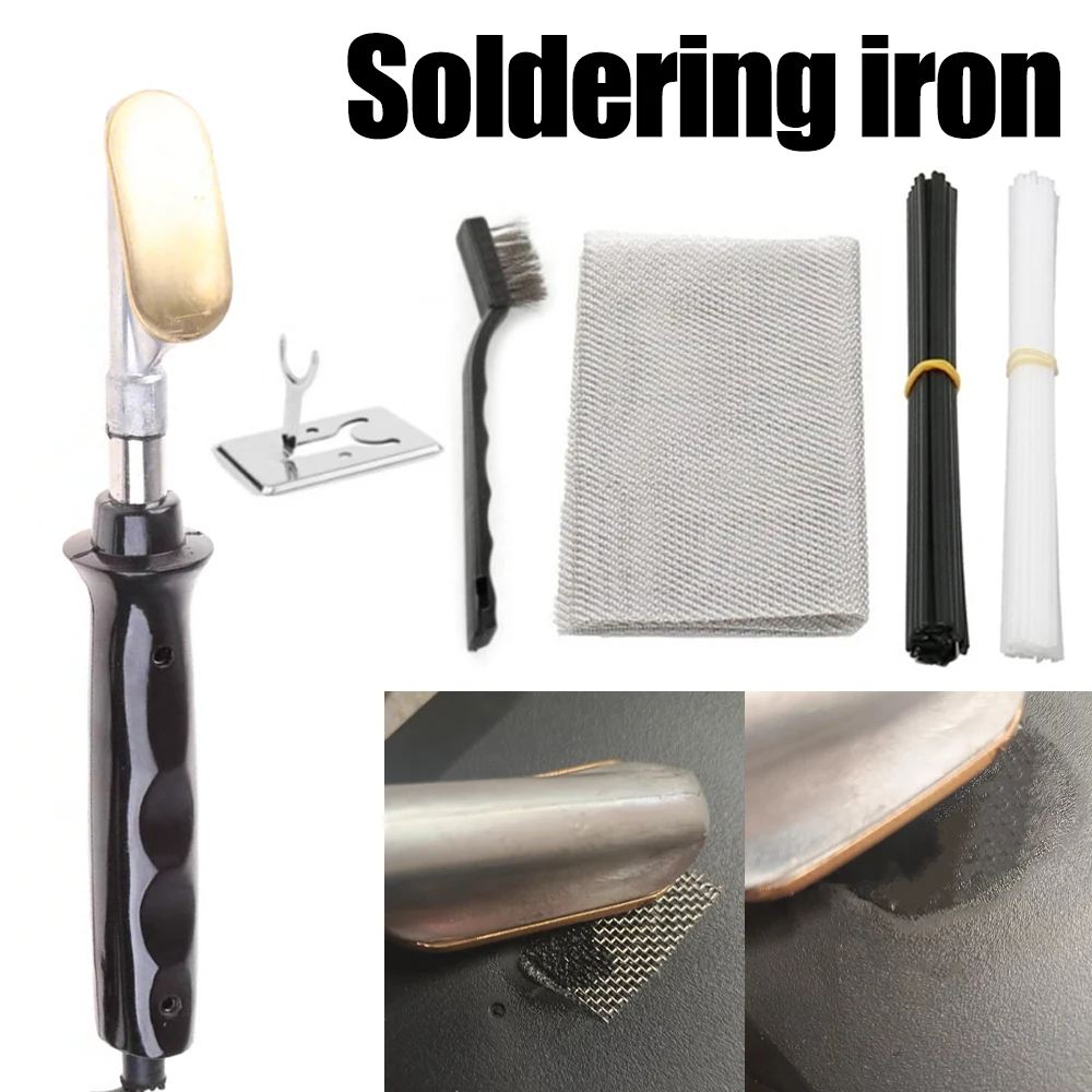Electric Soldering Iron 220V 50W With Plastic Handle Flat Tip for Car Bumper Auto Handheld Plastic Welding Machine Repair Tools