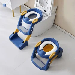 Newly Upgraded Portable Toilet Seat Children's Pot Foldable Potty Training Seat Step Stool Portable Potty Child Pot Bebe Toilett